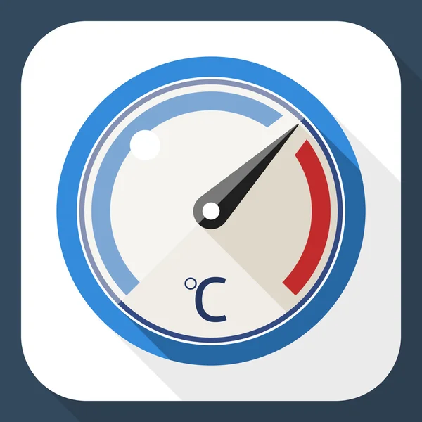 Termometern ikonen — Stock vektor
