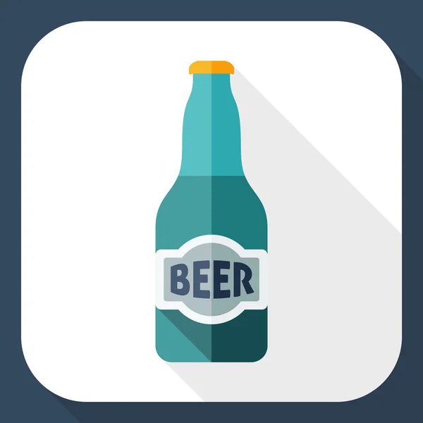 Icono de botella de cerveza — Vector de stock