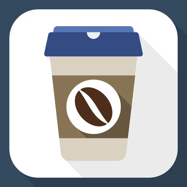 Taza de café icono — Vector de stock