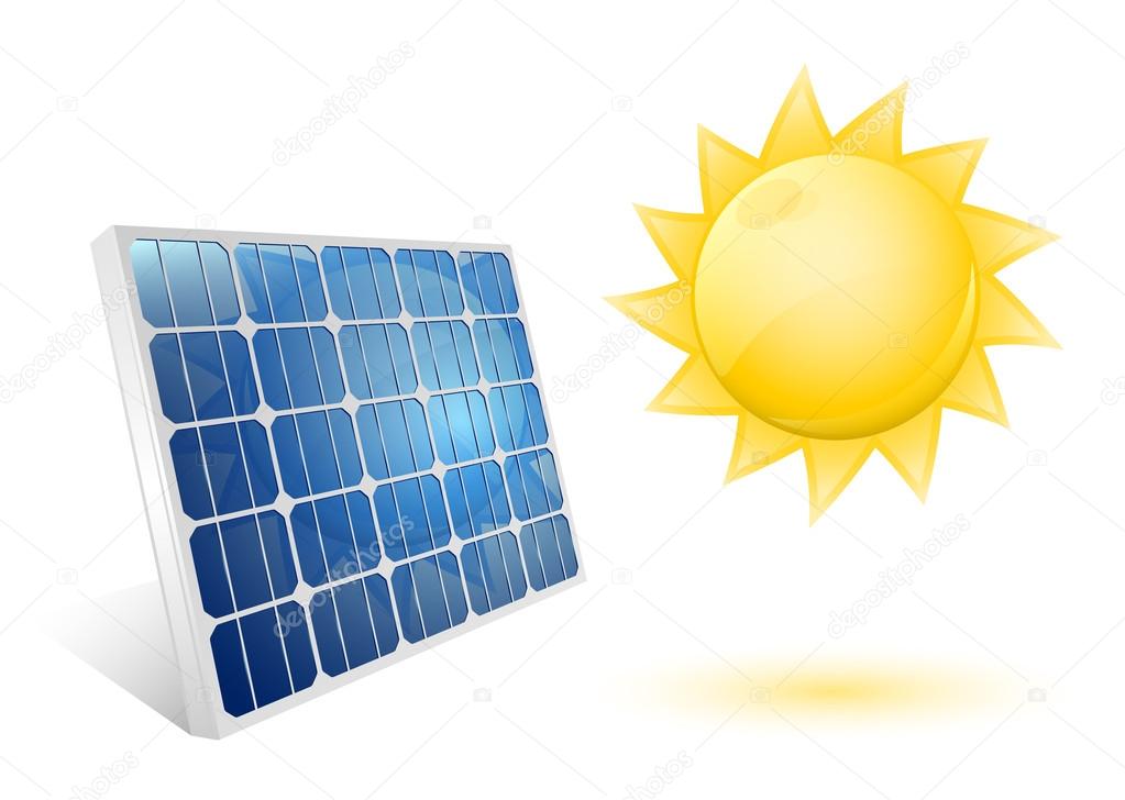 Solar panel icon