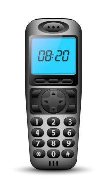 Özgün tasarım modern kablosuz telefon