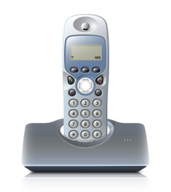 Kablosuz telefon beşik ile