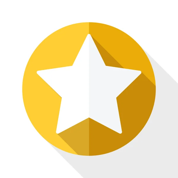 Arany csillag ikon — Stock Vector