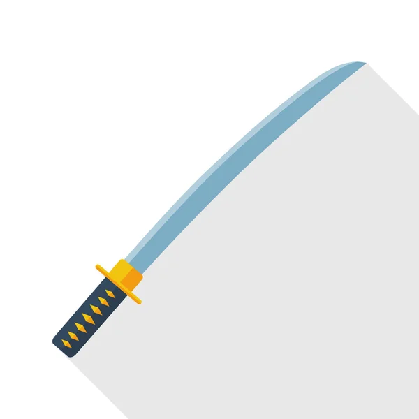 Japon kılıcı simgesi — Stok Vektör