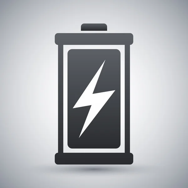 Charged battery icon — Stock Vector