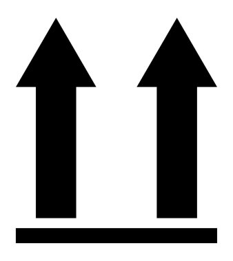 Bu tarafı yukarı ambalaj sembolü