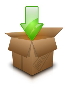 download simge yeşil oklu