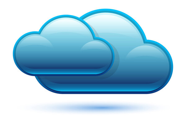 Иконка глянцевого облака
.