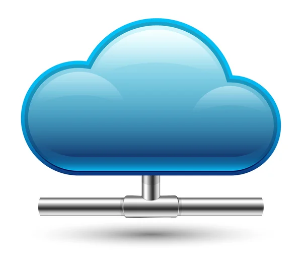 Cloud computing ikon — Stock vektor