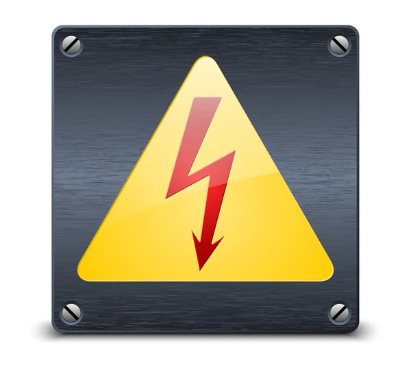 High voltage sign — Stock Vector