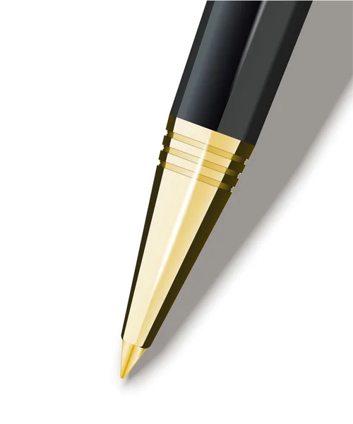 Fragment van klassieke pen — Stockvector