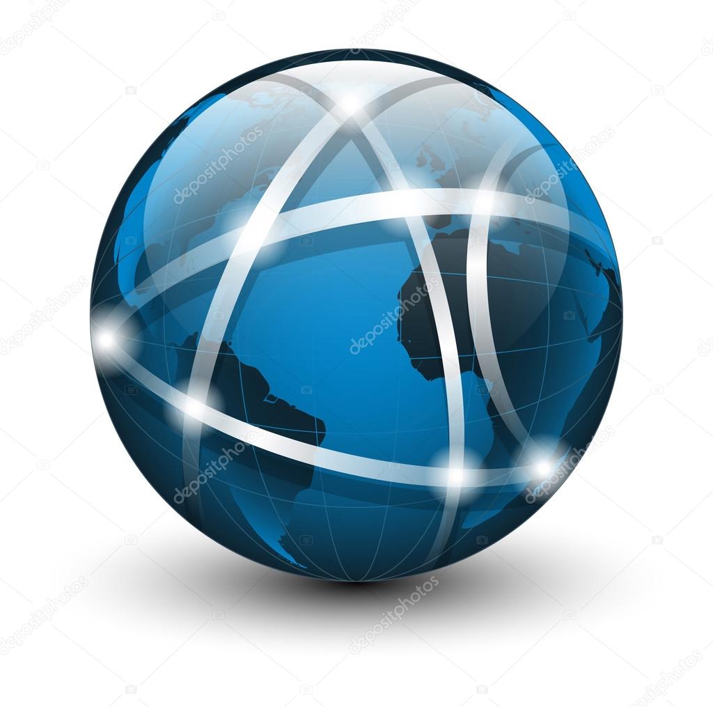 Global communication icon