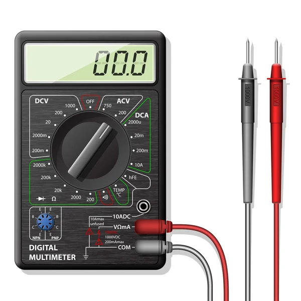 Digital multimeter symbol — Stock Vector