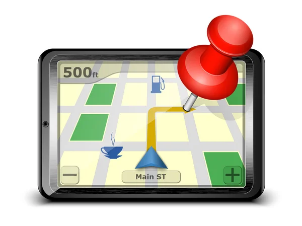 Concept de navigation GPS . — Image vectorielle