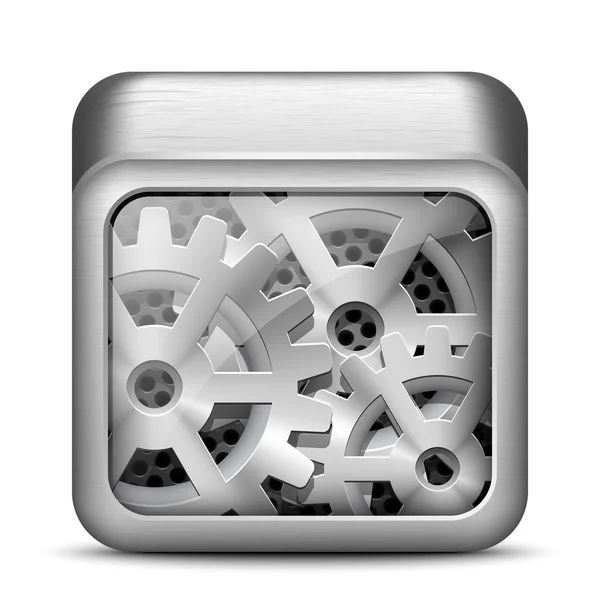 Settings icon, gear wheels — Stock Vector