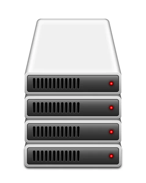 Storage array ikonen — Stock vektor