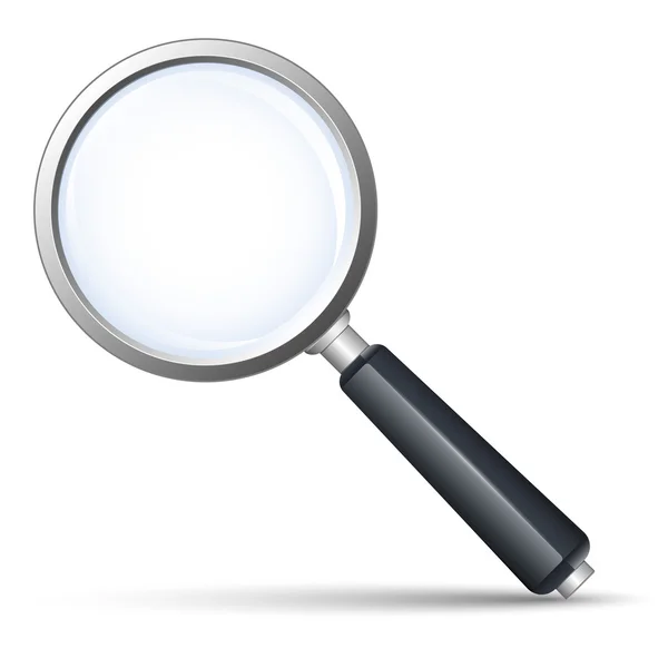 Search, magnifying glass icon — Stock Vector