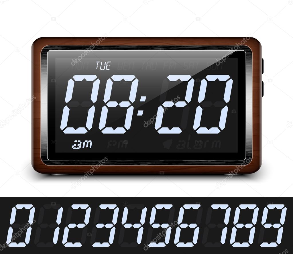 Digital alarm clock