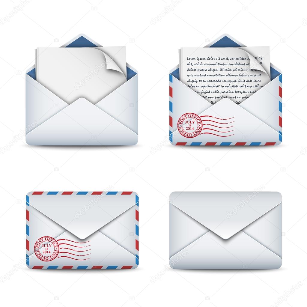 E-mail icons concept