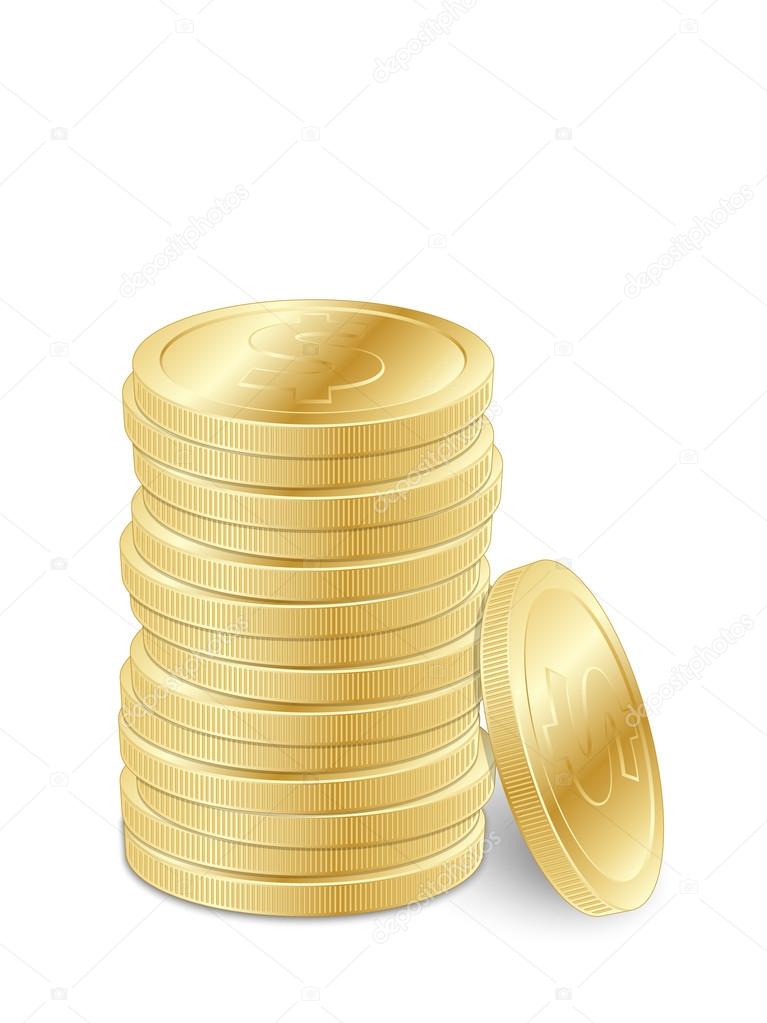 Gold dollar coins