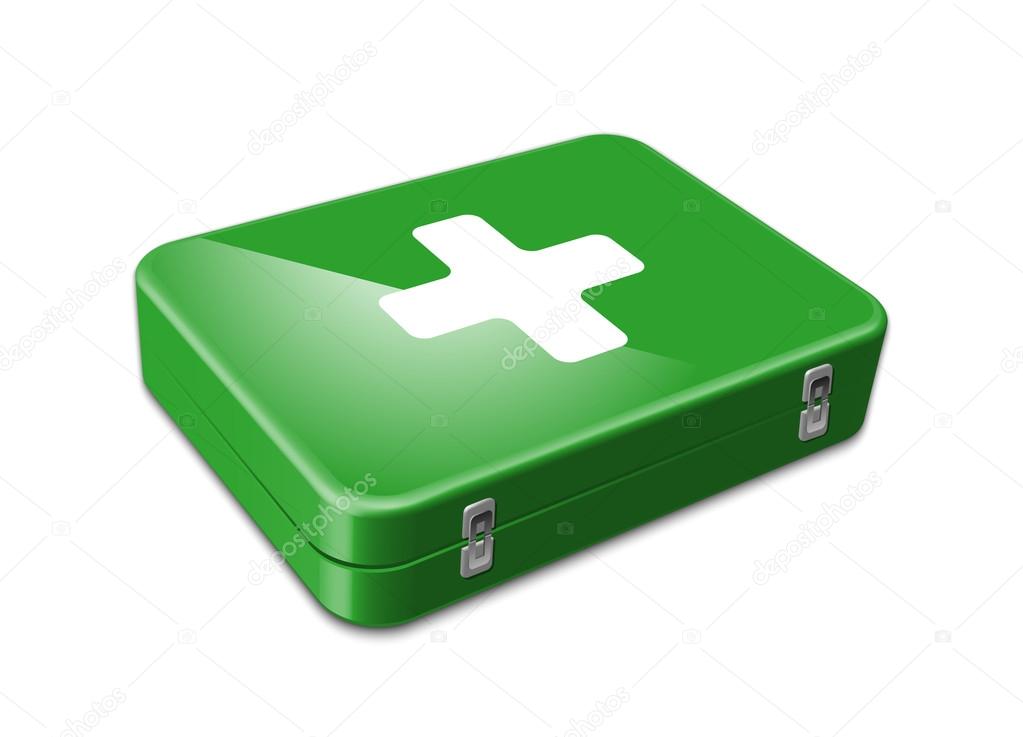 Green first aid icon.