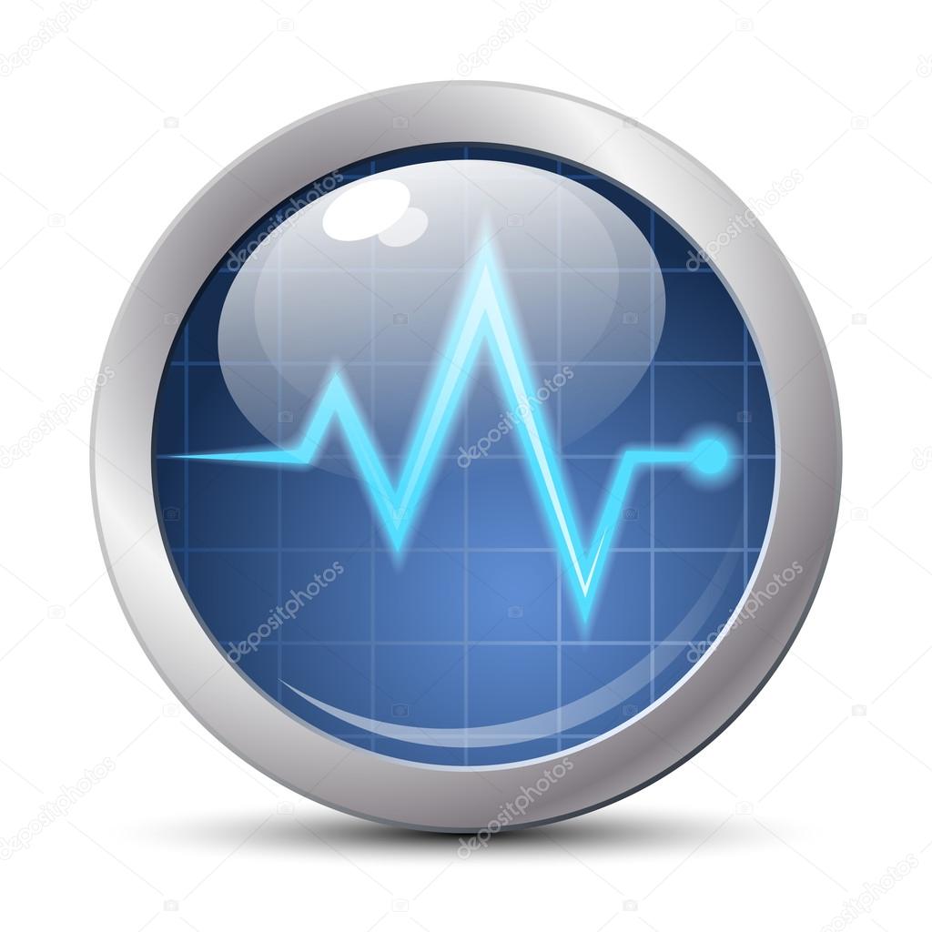 diagnostic icon, button