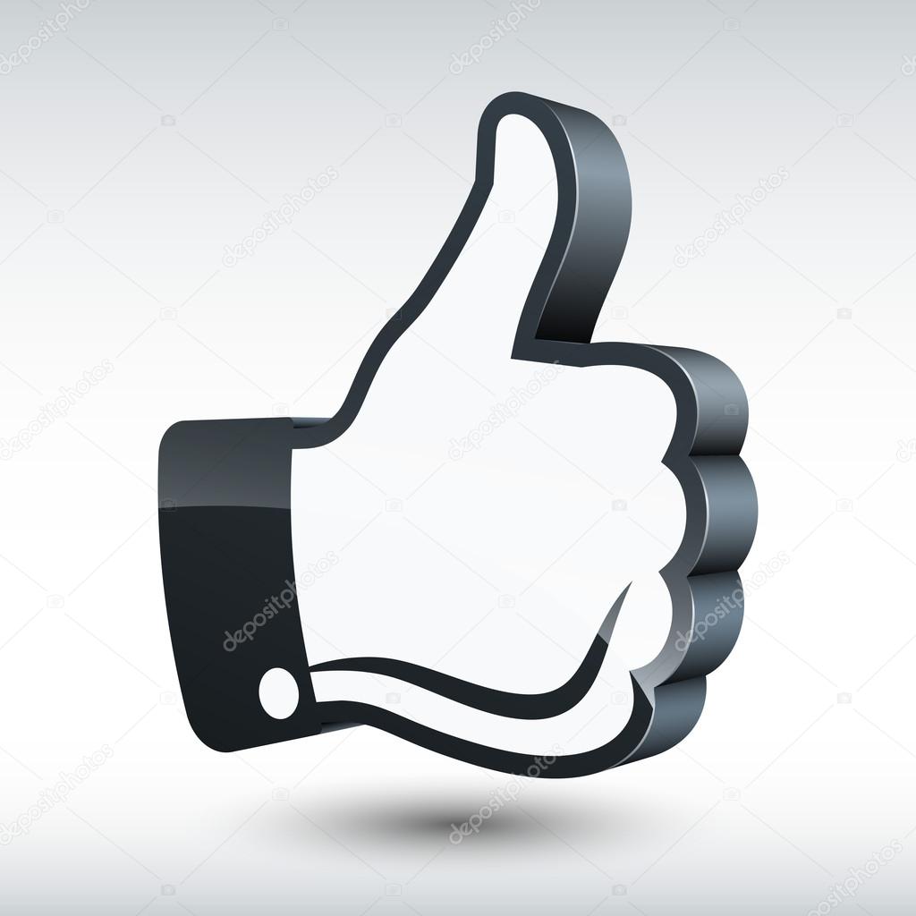 thumb up icon, like symbol