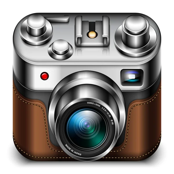 Icono de cámara fotográfica — Vector de stock