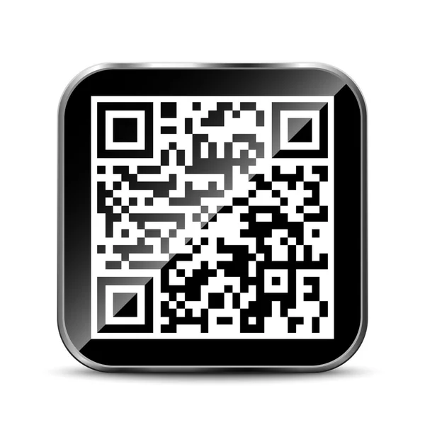 QR Código App ícone — Vetor de Stock