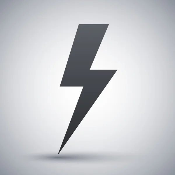 Lightning bolt icon. — Stock Vector