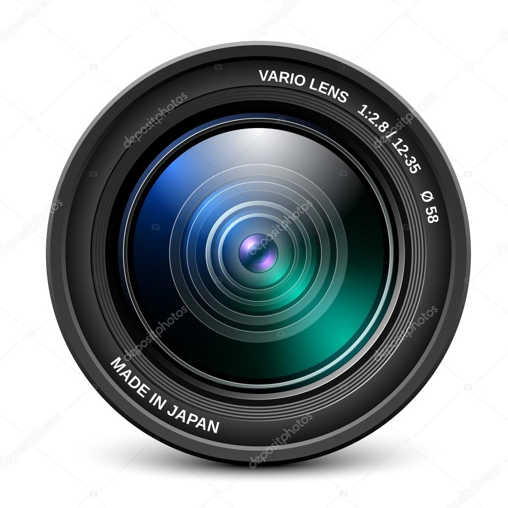 realistic camera lens