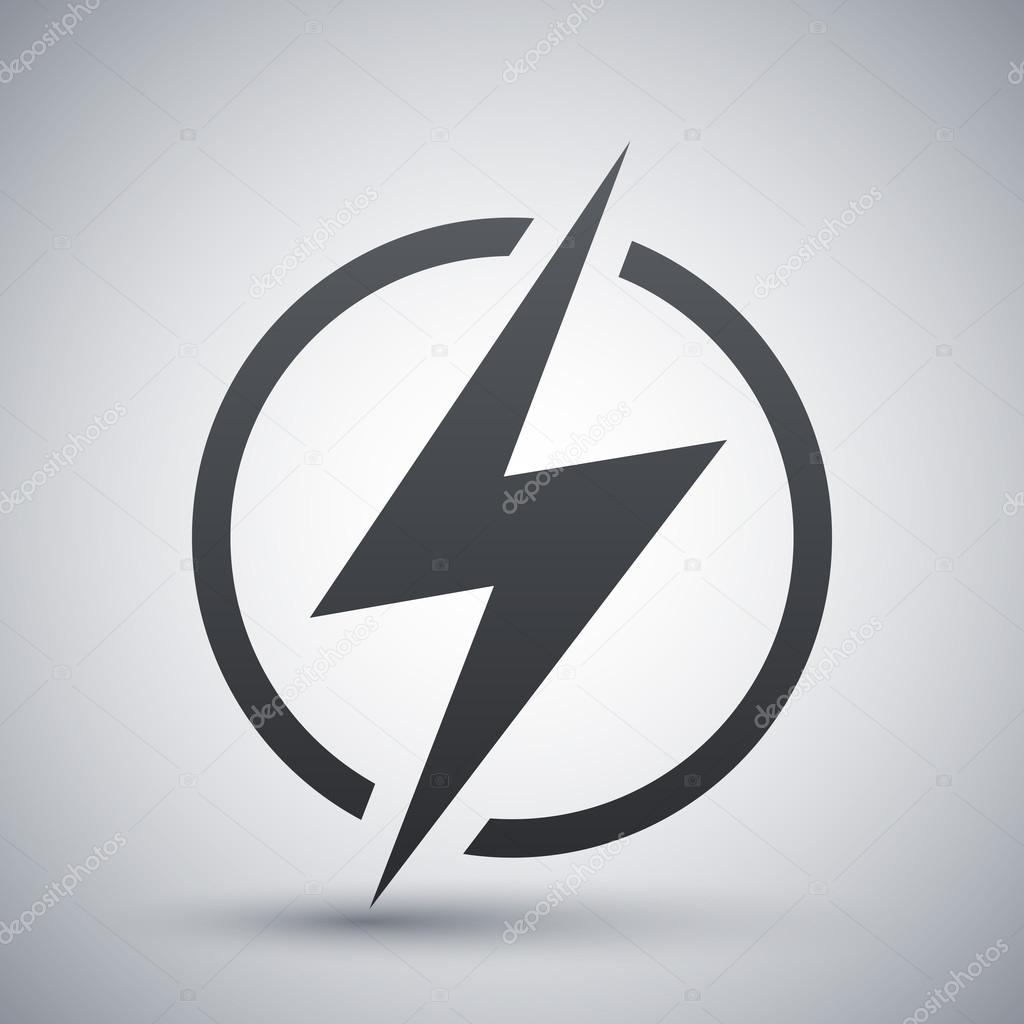 Lightning, electricity icon
