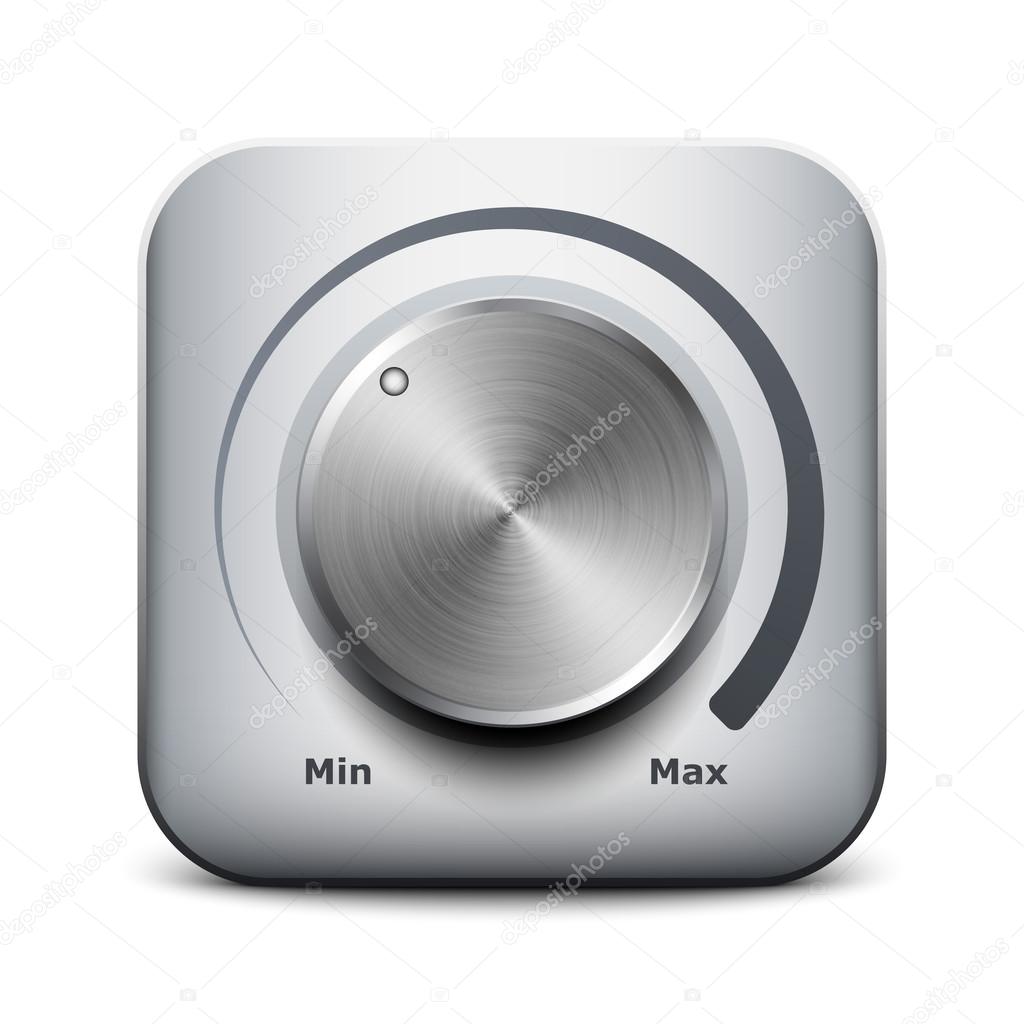 Volume knob icon Stock Vector Image by ©RealVector 79387904