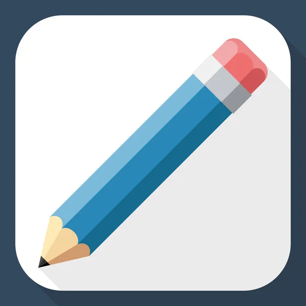 Potlood, tekening symbool — Stockvector