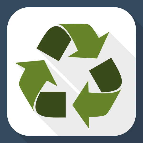 Icono de las flechas de reciclaje — Archivo Imágenes Vectoriales