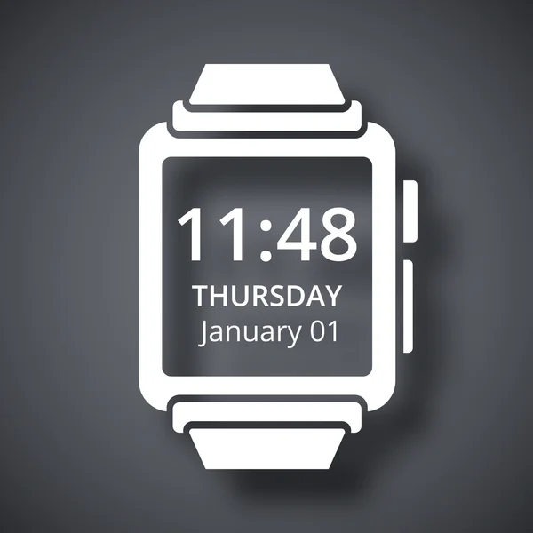 Icono reloj inteligente — Vector de stock