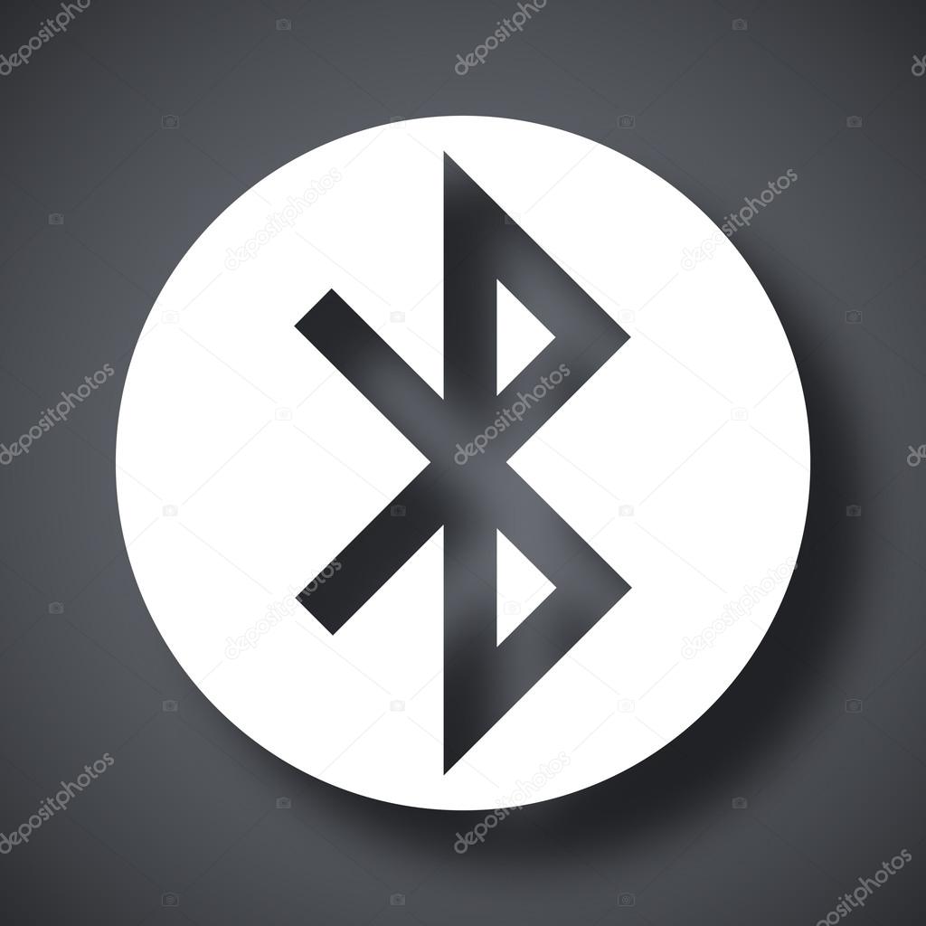 Bluetooth icon, symbol. Stock Vector Image by ©RealVector 79805098