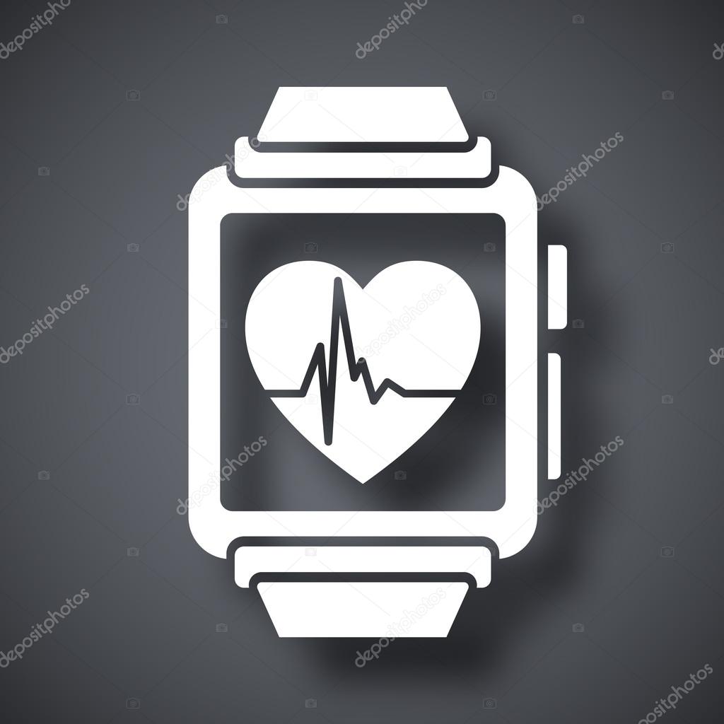 aplicativo de saúde relógio de pulso 4229587 Vetor no Vecteezy