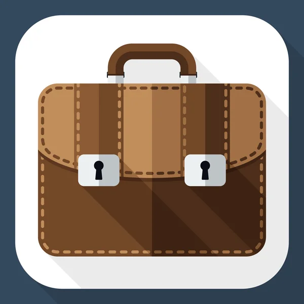 Briefcase, bag icon — Stock Vector