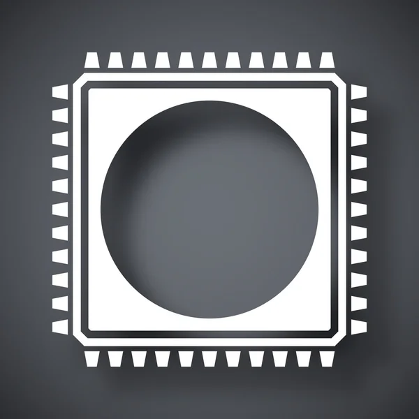 Chip, ícone de memória — Vetor de Stock
