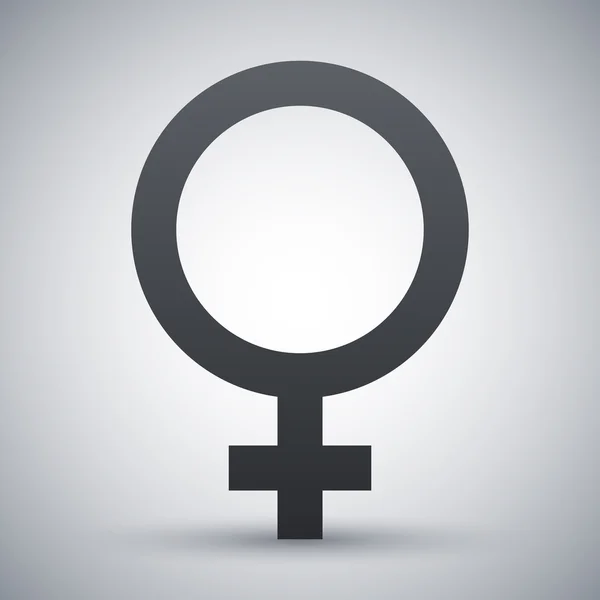 Sexe féminin symbole — Image vectorielle