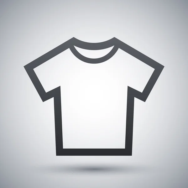T-shirt, εικονίδιο μόδας. — Διανυσματικό Αρχείο