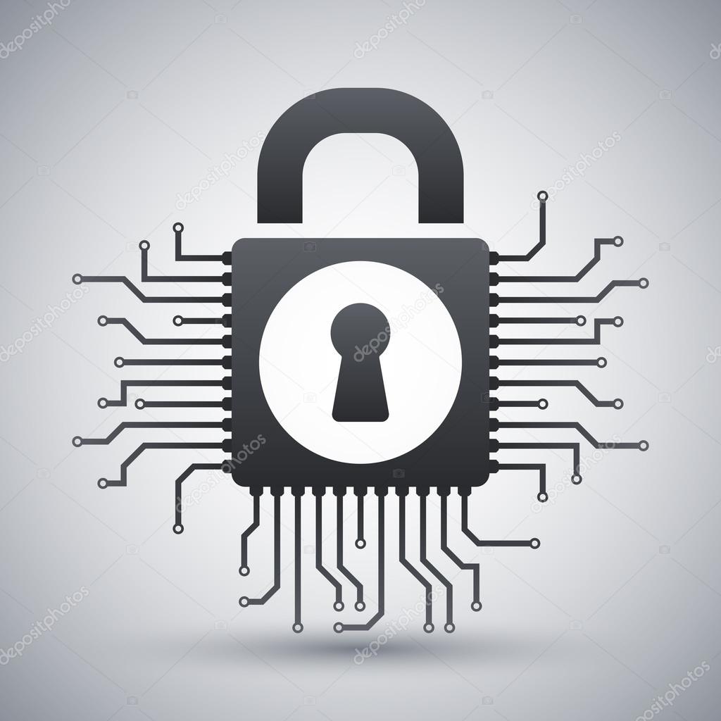 information security concept icon