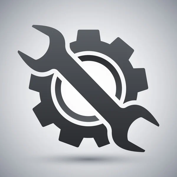 Service, icône de réparation — Image vectorielle