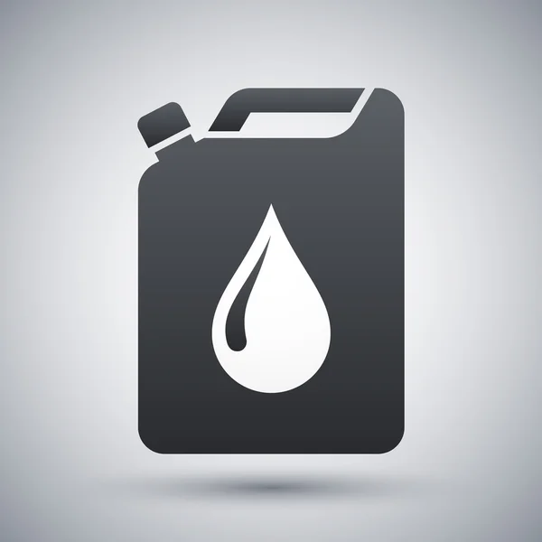 Icône de récipient d'huile — Image vectorielle