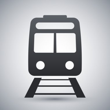 Demiryolu tren simgesi