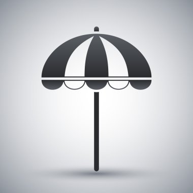 Plaj Şemsiyesi Simgesi