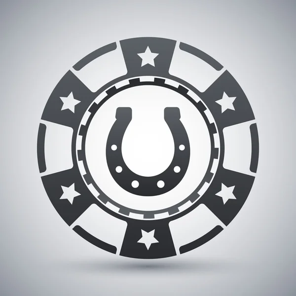 Icono de chip de Casino — Archivo Imágenes Vectoriales