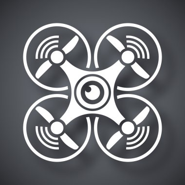 quadcopter kamera simgesi ile