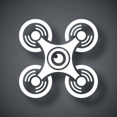quadcopter kamera simgesi ile